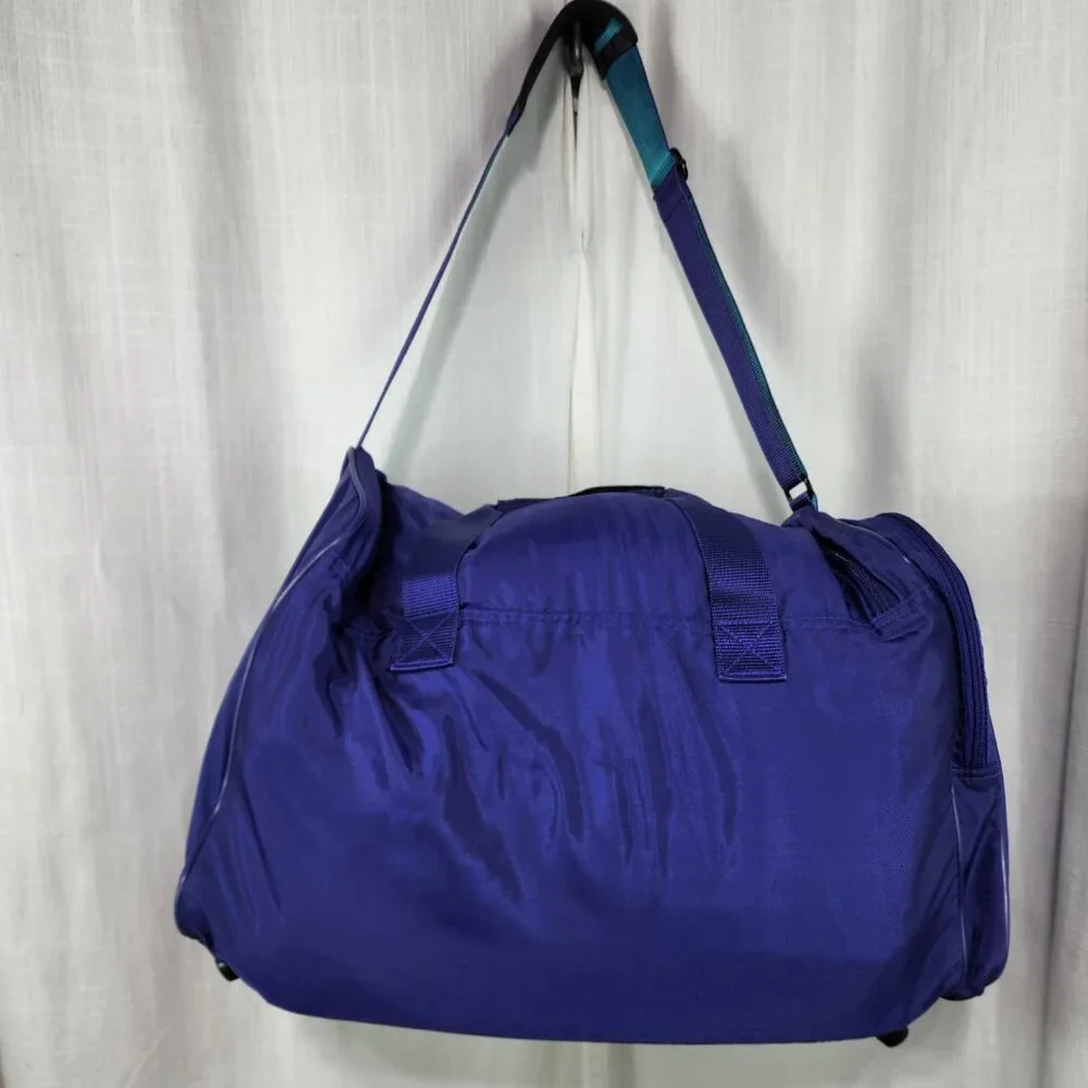 Ultimate Sport Duffle Bag Blue with Teal Accent